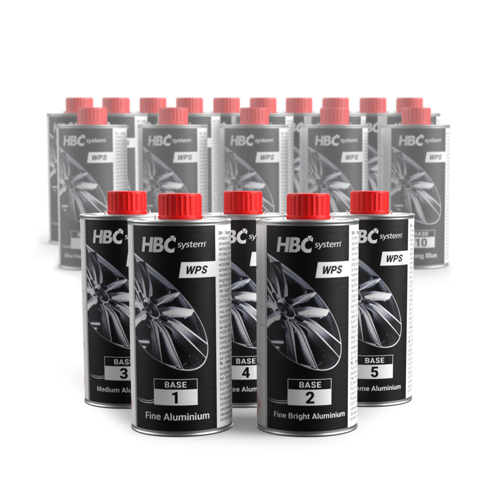 HBC Wheel Restore WP300 Alloy Wheel Paint System - Replacement tinters